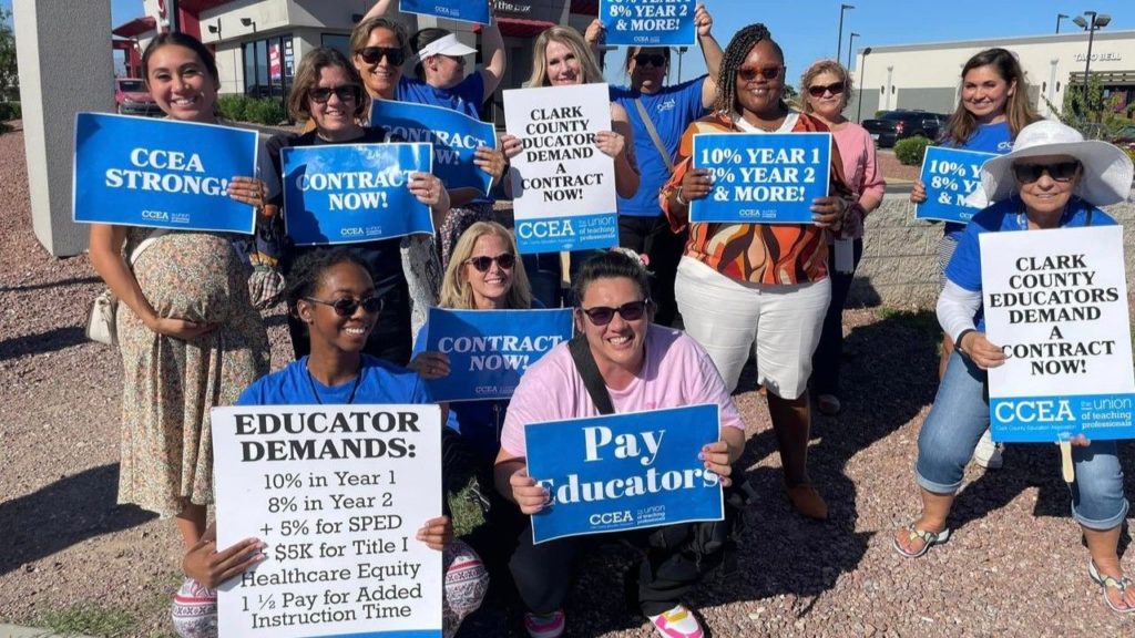 Las Vegas school district declares impasse and demands arbitration as union starts to lose control