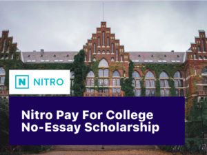 Nitro Scholarship